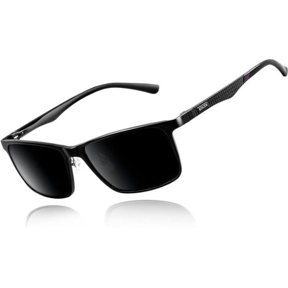 Mens Sunglasses Polarized UV Protection: Classic Shades for Men Driving Fishing - Picture 1 of 6